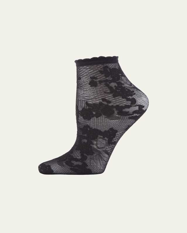 Floral Lace Ankle Socks